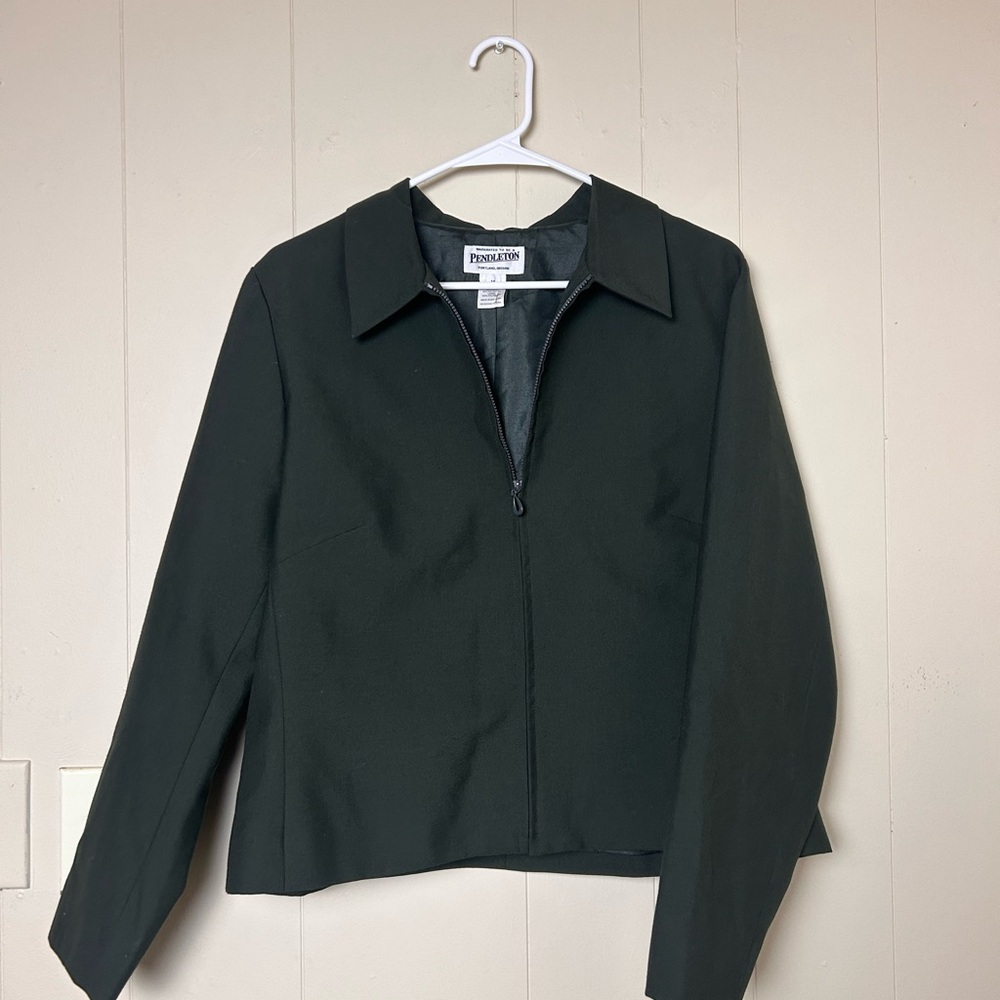 Pendleton Women's Green Jacket 50% WOOL